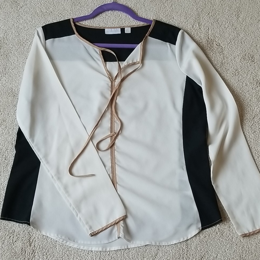 Color Block Blouse